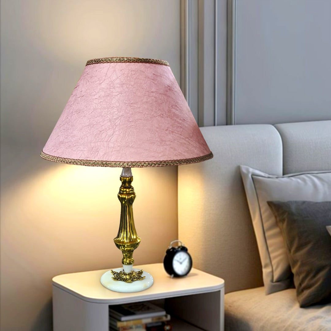 Pink & Gold Table Lamp