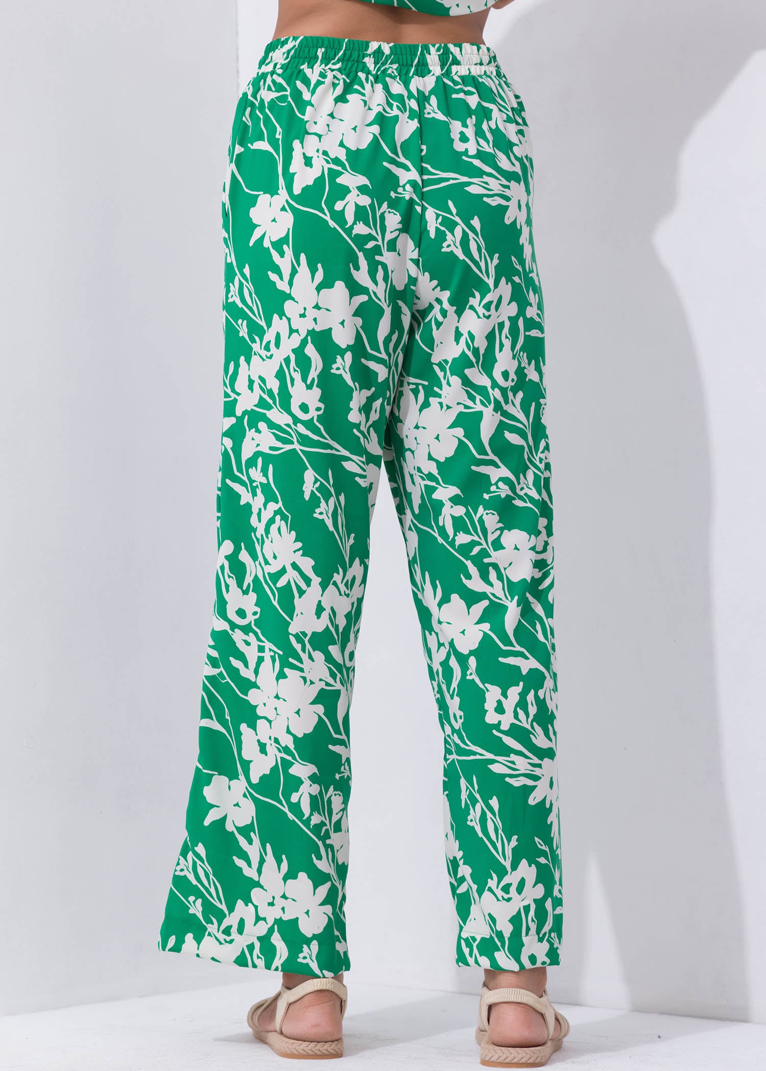 Printed Draw Cord Pant