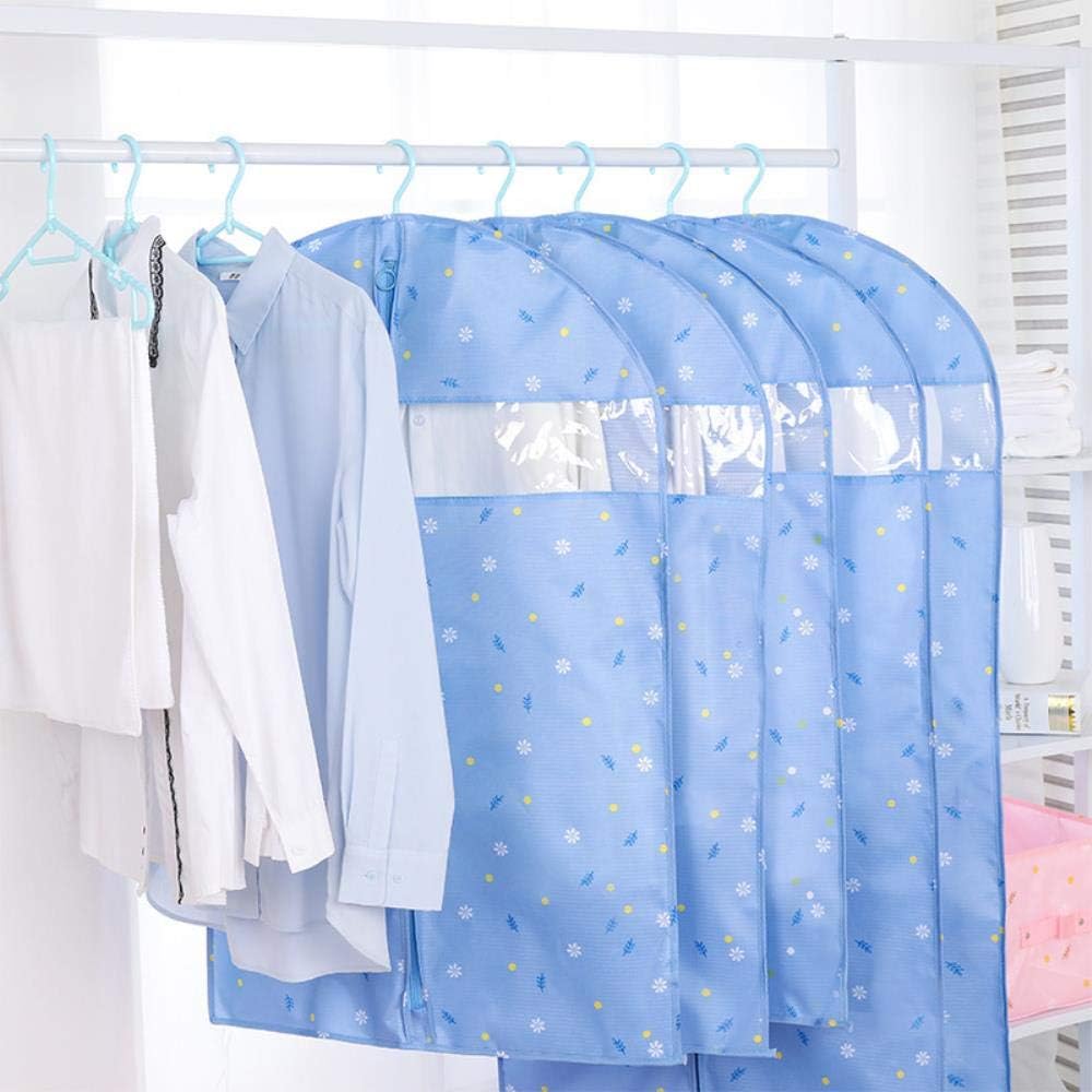 Wardrobe Storage Bag Oxford Cloth Clothes Dust Suit Hanging Clothes Pocket. 60 X 90cm