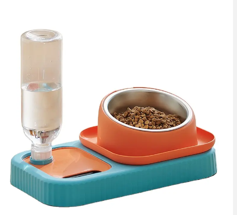 automatic cat drinking water holder dog bowl pet smart feeder dog cat food bowl pet feeder