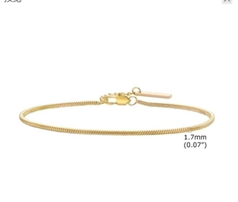 Minimalist Solid Color 201 Stainless Steel Bracelets In Bulk