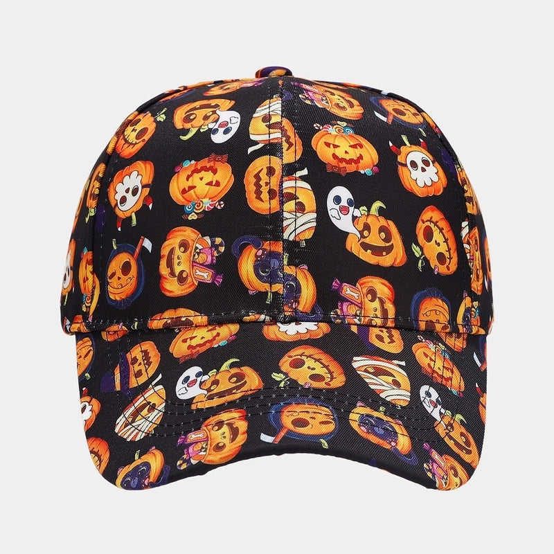 Women's Minimalist Classic Style Color Block Printing Curved Eaves Baseball Cap