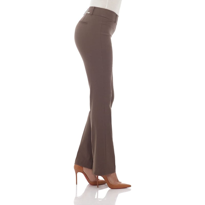 Women's Solid Ease In To Comfort Fit Bootcut Stretch Pant