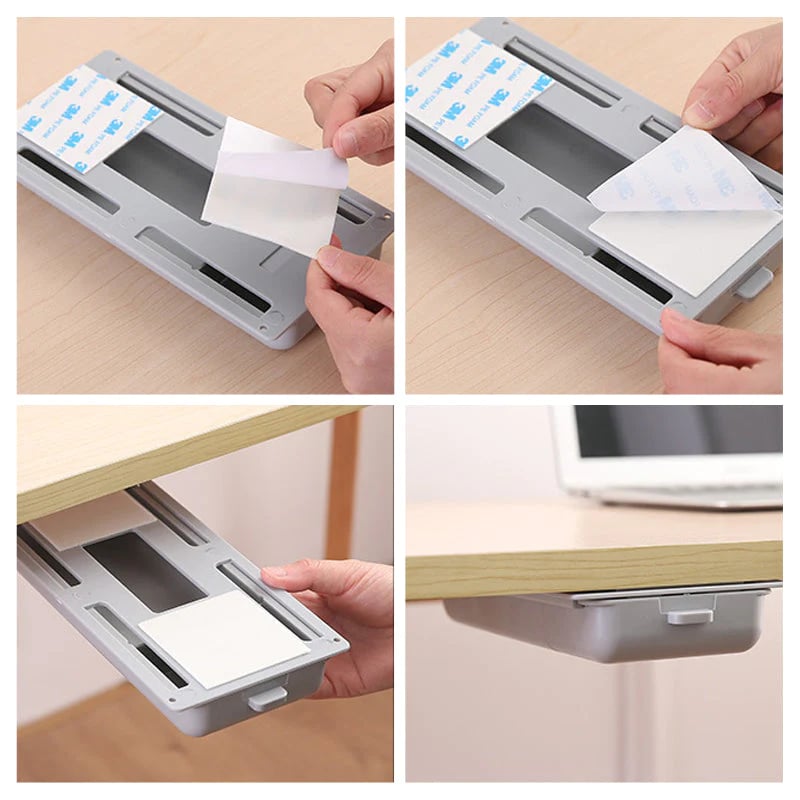 🔥Last Day Promotion 49% OFF - Under Desk Storage Drawer (💥Buy 2 Get Free Shipping💥)