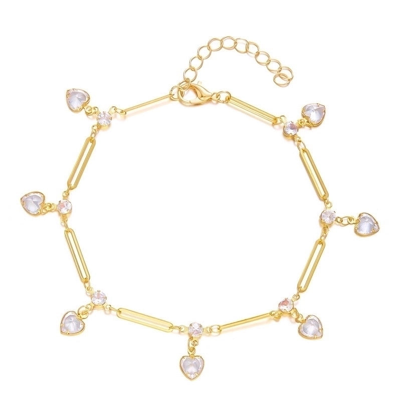 Style Jewelry Suit Fashion Women's High-Grade Love Heart Flowers Beaded Necklace Girl's Small Flower Choker Clavicle Chain