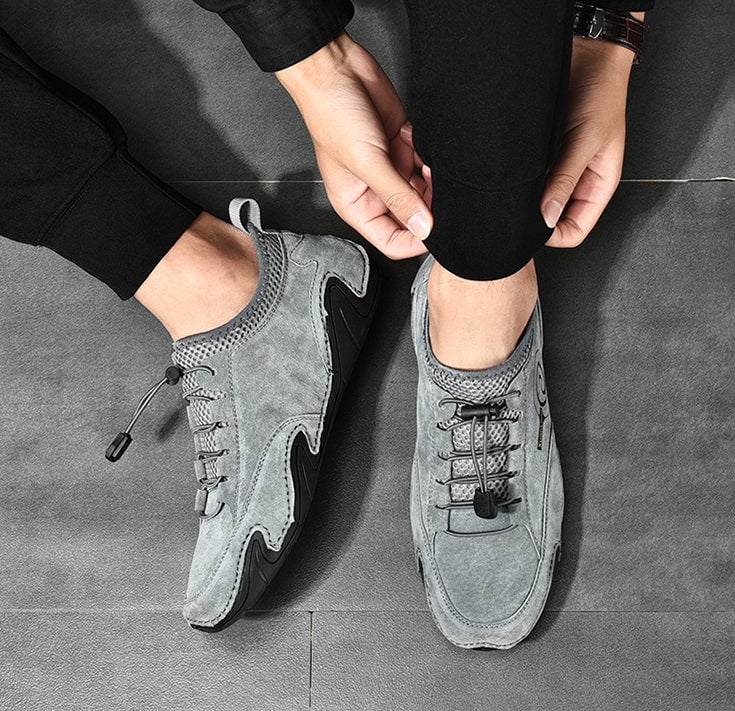 Men's Leather High-End Loafers Casual Shoes (In Stock)