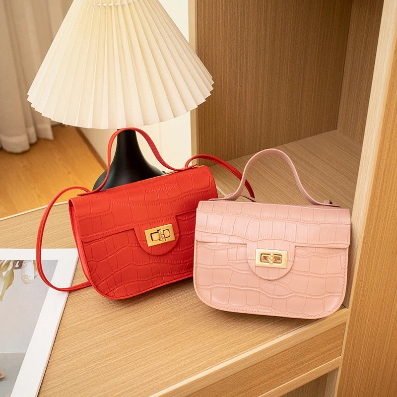 Women's Small All Seasons Pu Leather Fashion Square Bag
