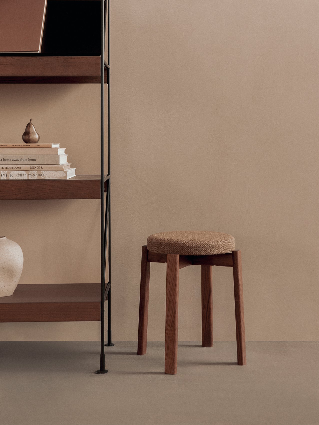 Passage Stool. Upholstered