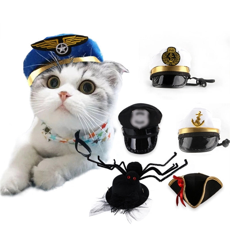 Cowboy Style Polyester Cartoon Pet Hat