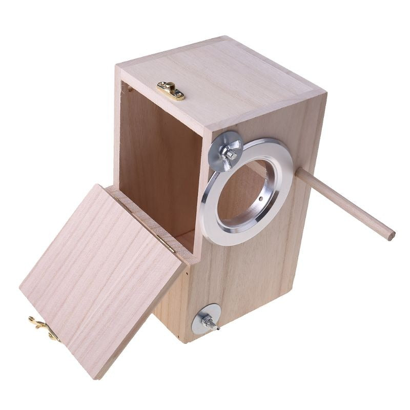 Wooden Bird Breeding Box