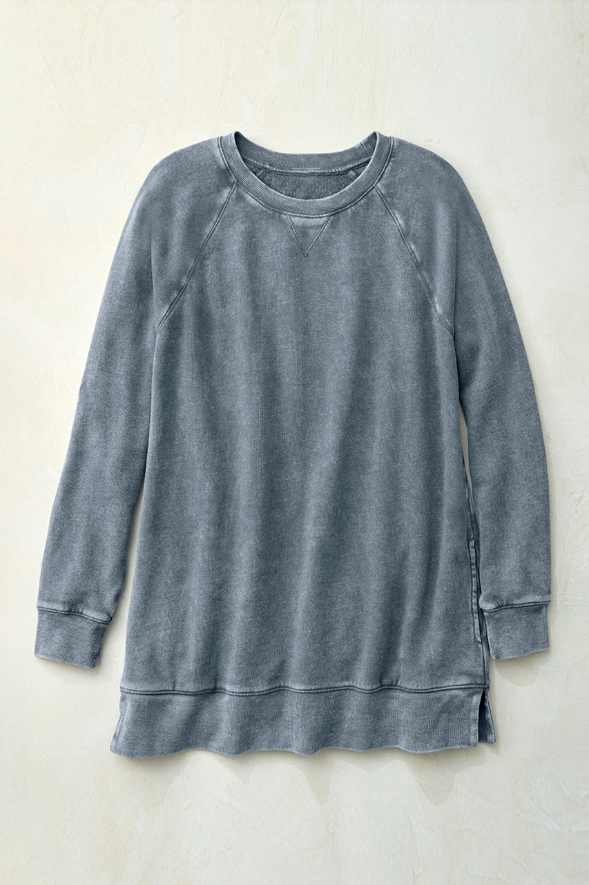 Colorwash Tunic Sweatshirt