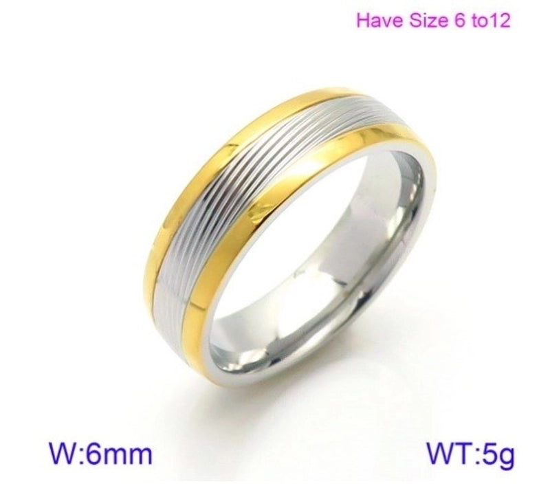 Titanium Steel 18K Gold Plated Fashion Plating Geometric