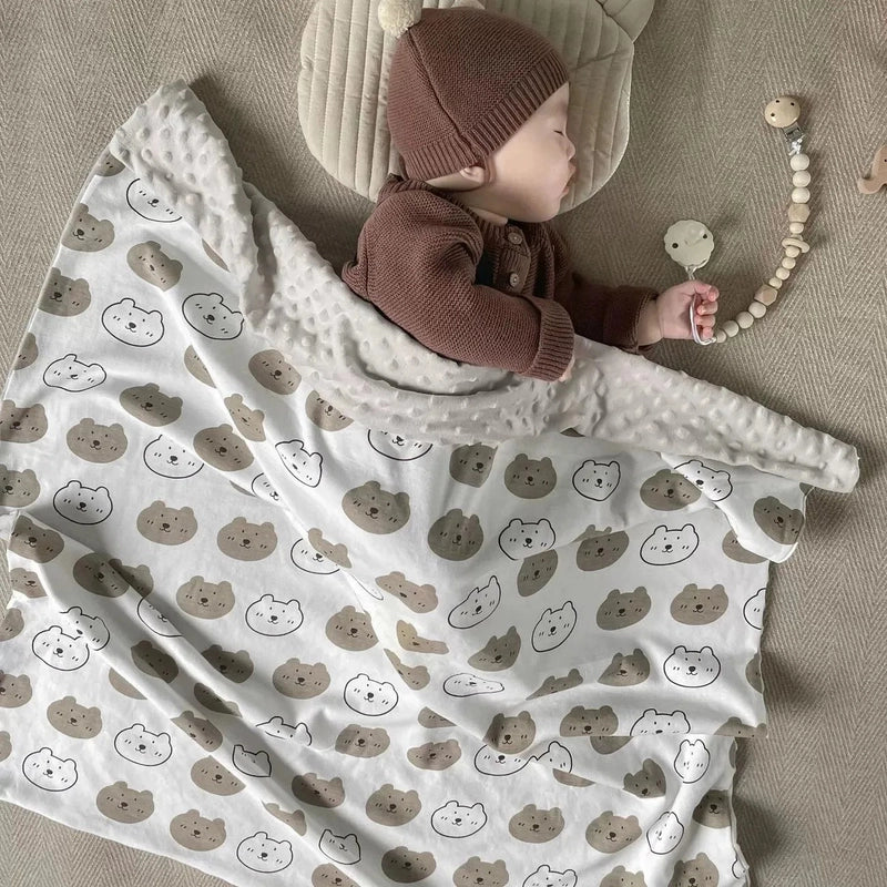 Elegant Bear Cotton Blanket