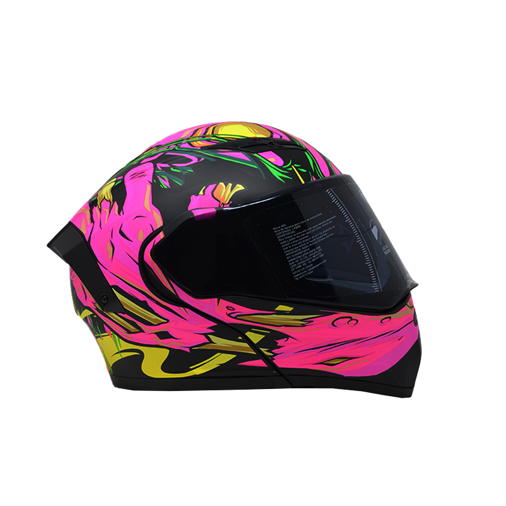 Casco Kov Estelar Zombie Rosa