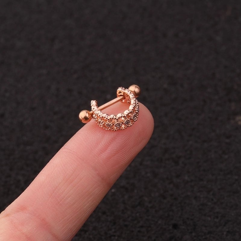Ear Cartilage Rings & Studs Exaggerated U Shape Metal