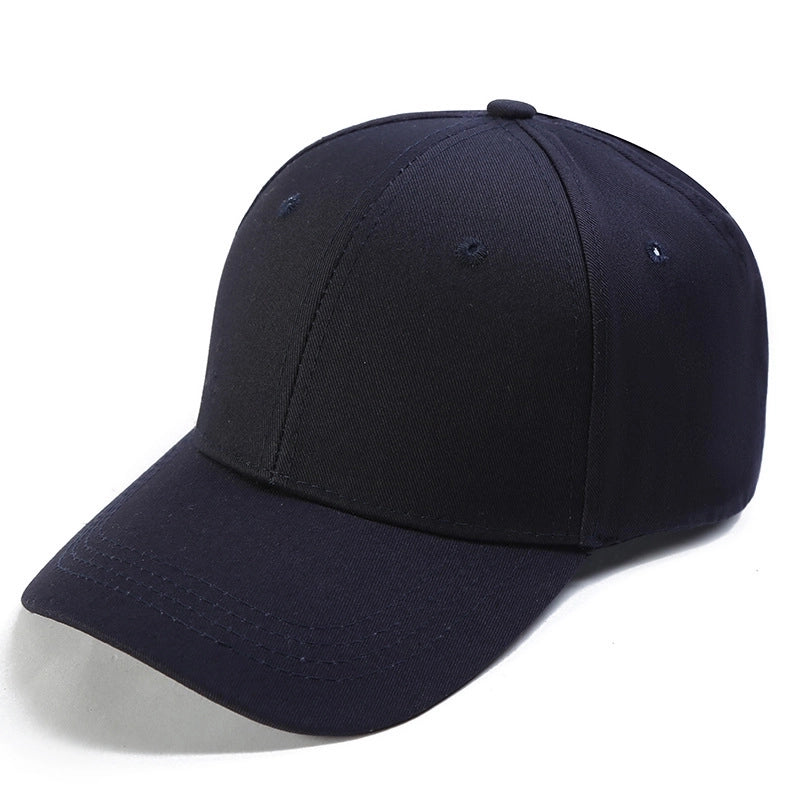 Women's Minimalist Solid Color Curved Eaves Baseball Cap