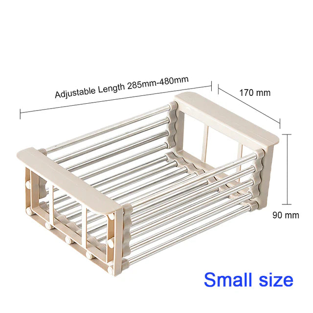 Expandable Stainless Steel Adjustable Dish Drying Rack