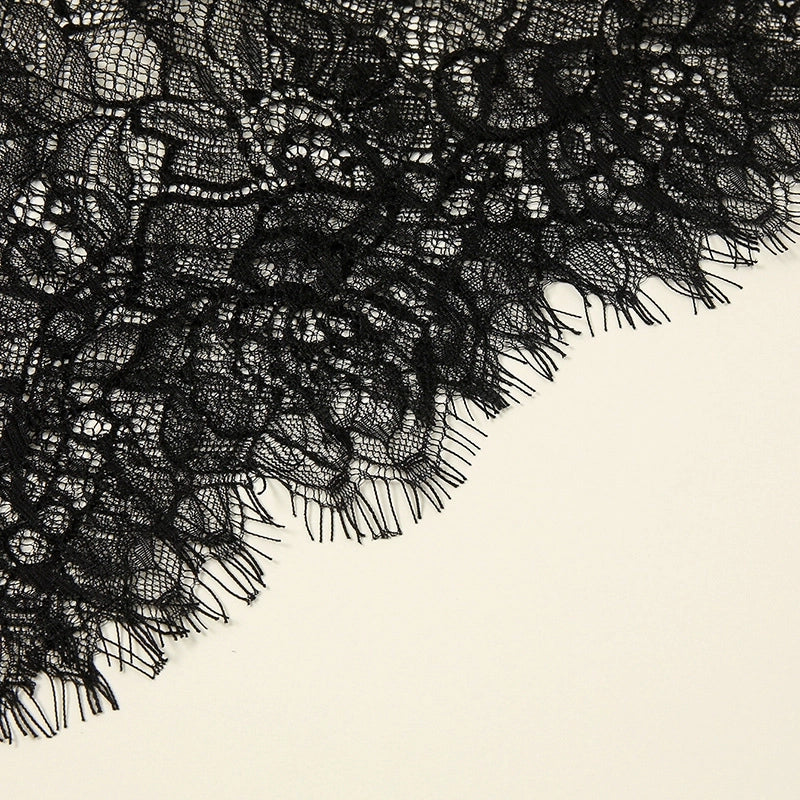Women's Elegant Sweet Flower Polyester Lace Kerchief