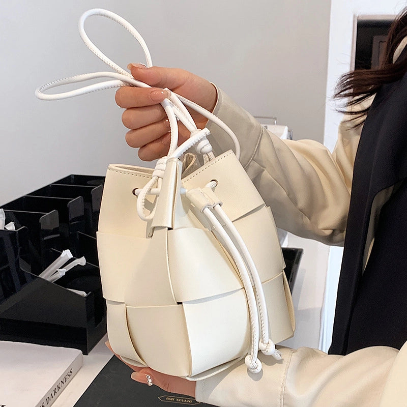Women's Small All Seasons Pu Leather Streetwear Bucket Bag