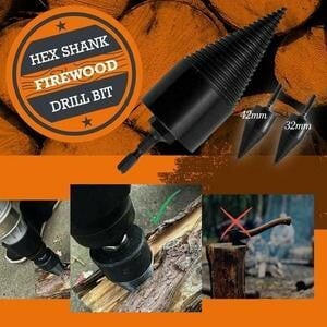 Firewood drill bit(New Year Sale- Save 48% OFF)
