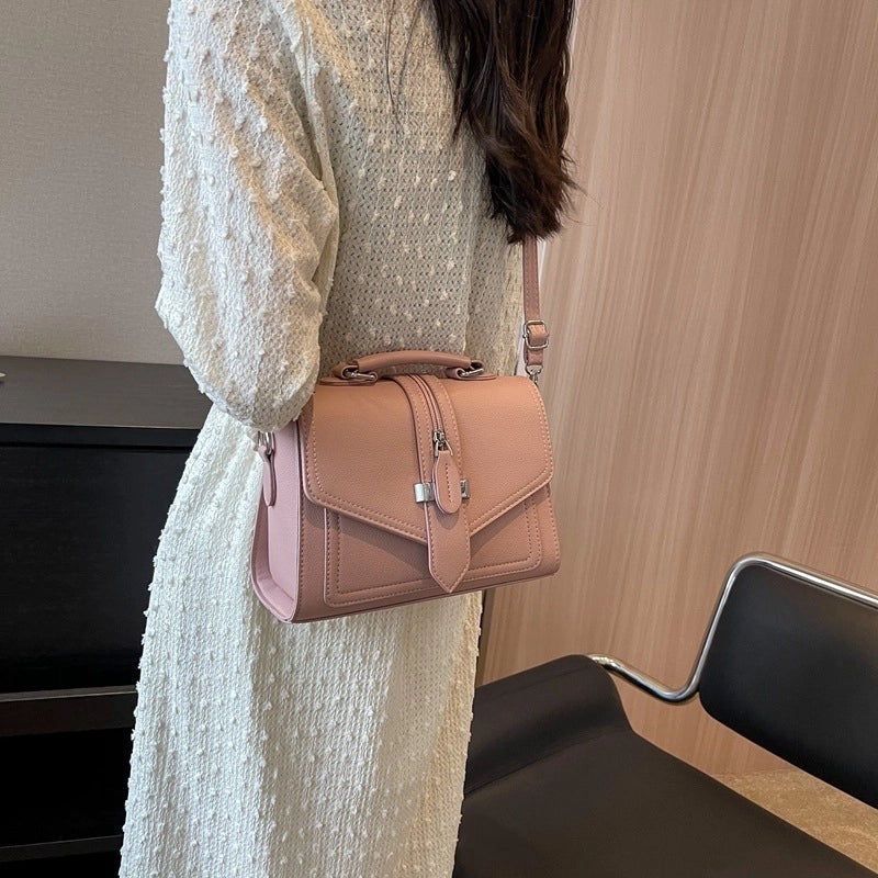 Women's Small All Seasons Pu Leather Classic Style Handbag