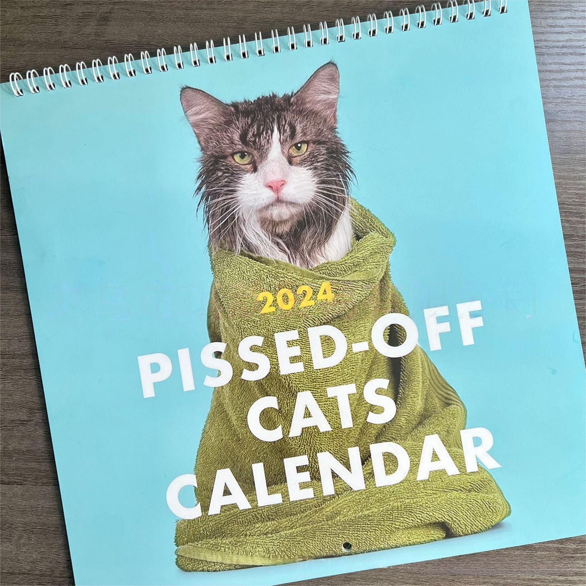 🎄Christmas Sale - 49% OFF😾2024 Pissed-Off Cats Calendar