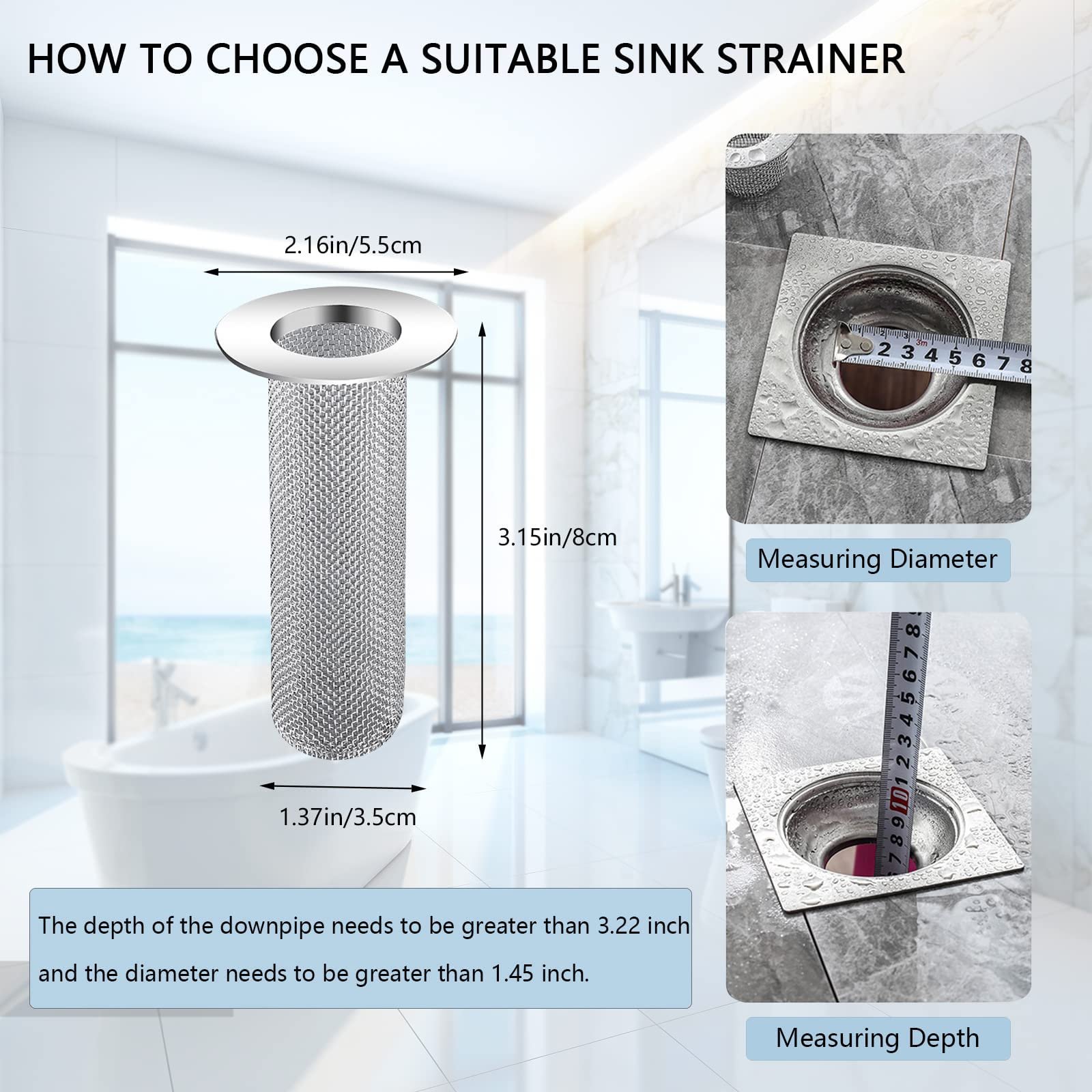 Stainless Steel Floor Drain Filter