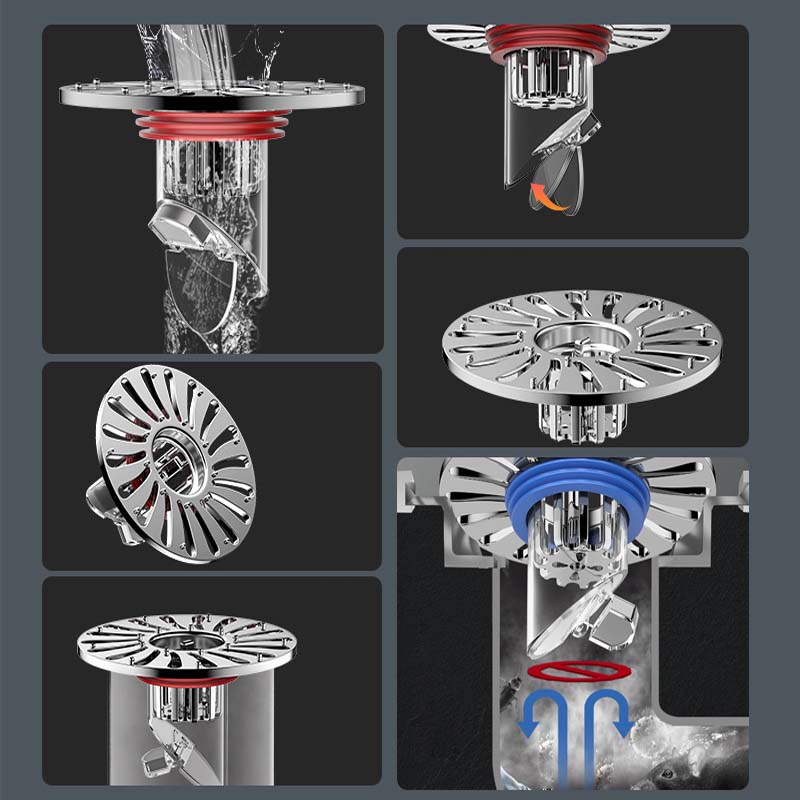 New gravity drainage and deodorant filter