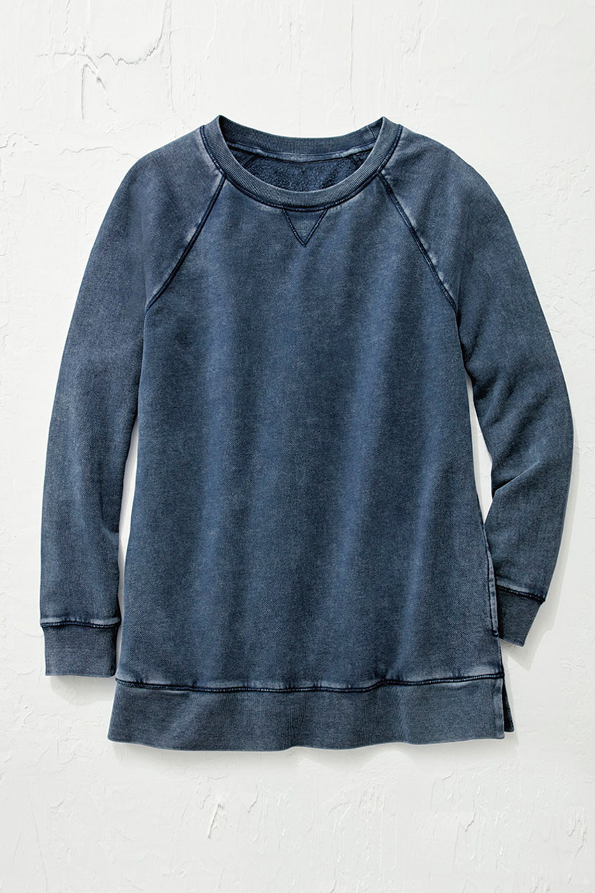 Colorwash Tunic Sweatshirt