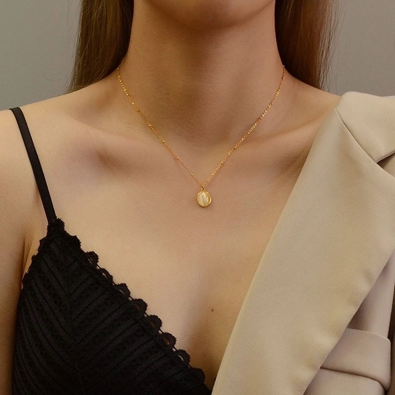 Fashion 304 Stainless Steel 18K Gold Plated Necklace