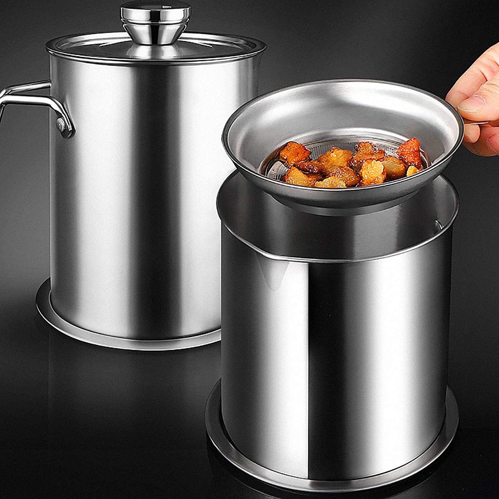 Summer Hot Sale - Stainless Steel Oil Filter Pot