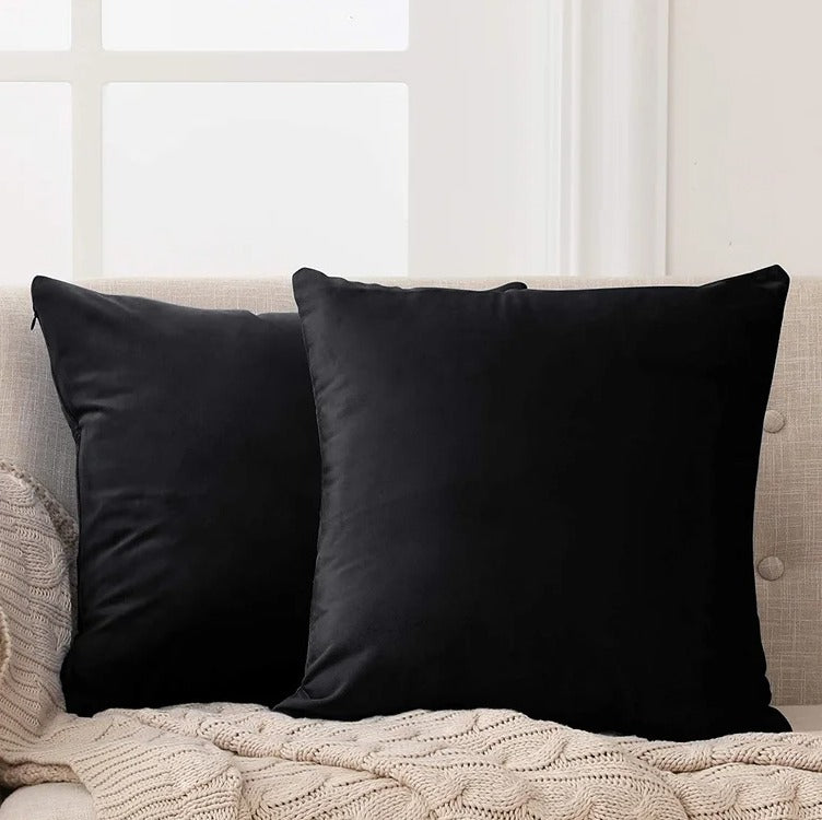 Black-Velvet Cushion Covers