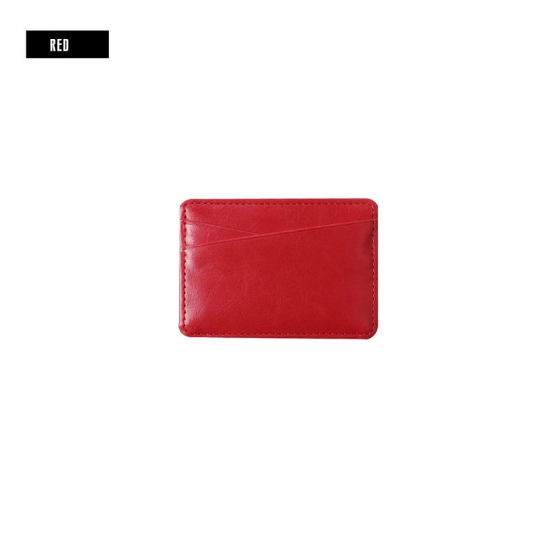 Korean New Fashion Leather Bank Card Storage Gift Id Card Holder