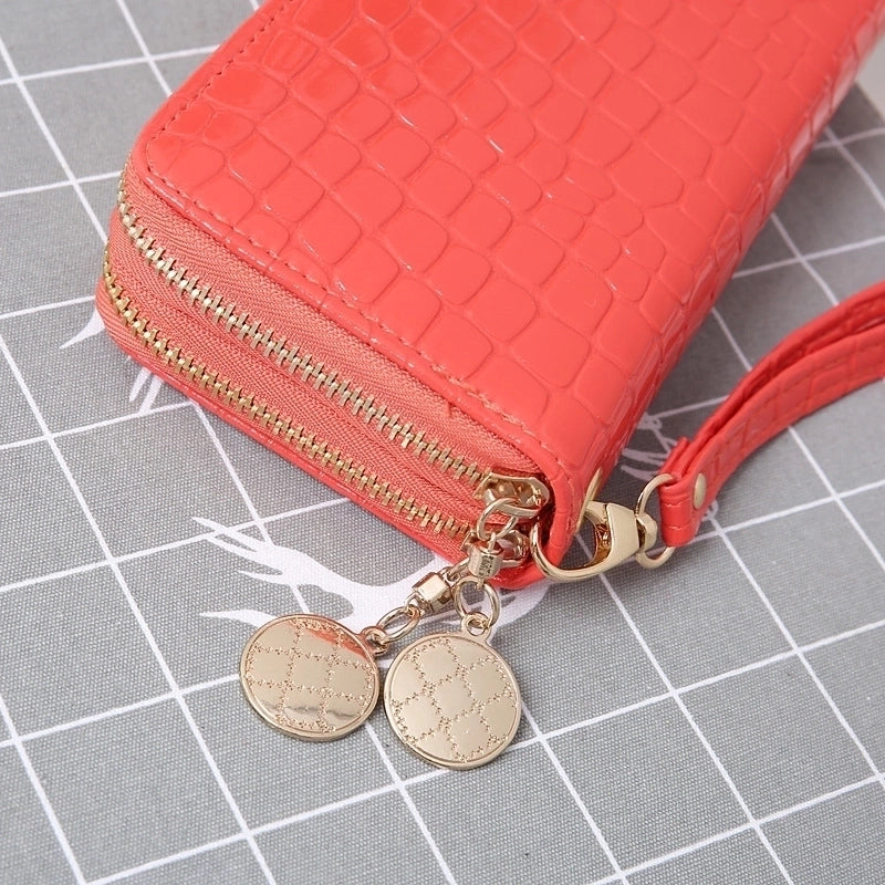 Fashion Stone Pattern Candy Color Wallet