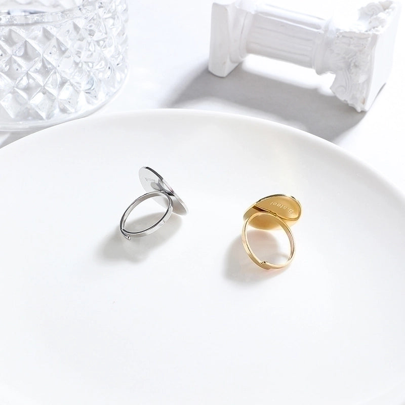 Fashion Geometric 304 Stainless Steel No Inlaid