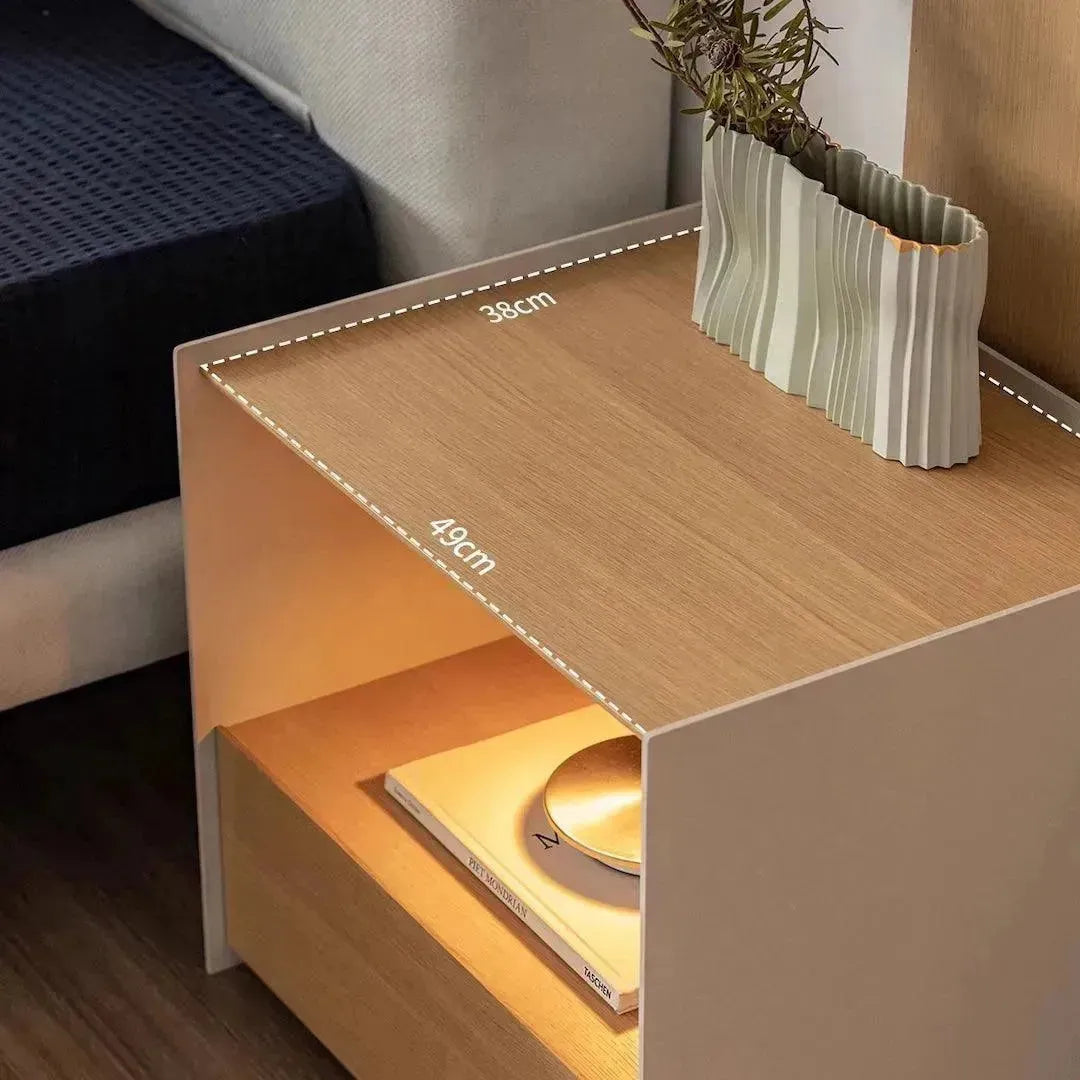 Elara Solid Wood Nightstand