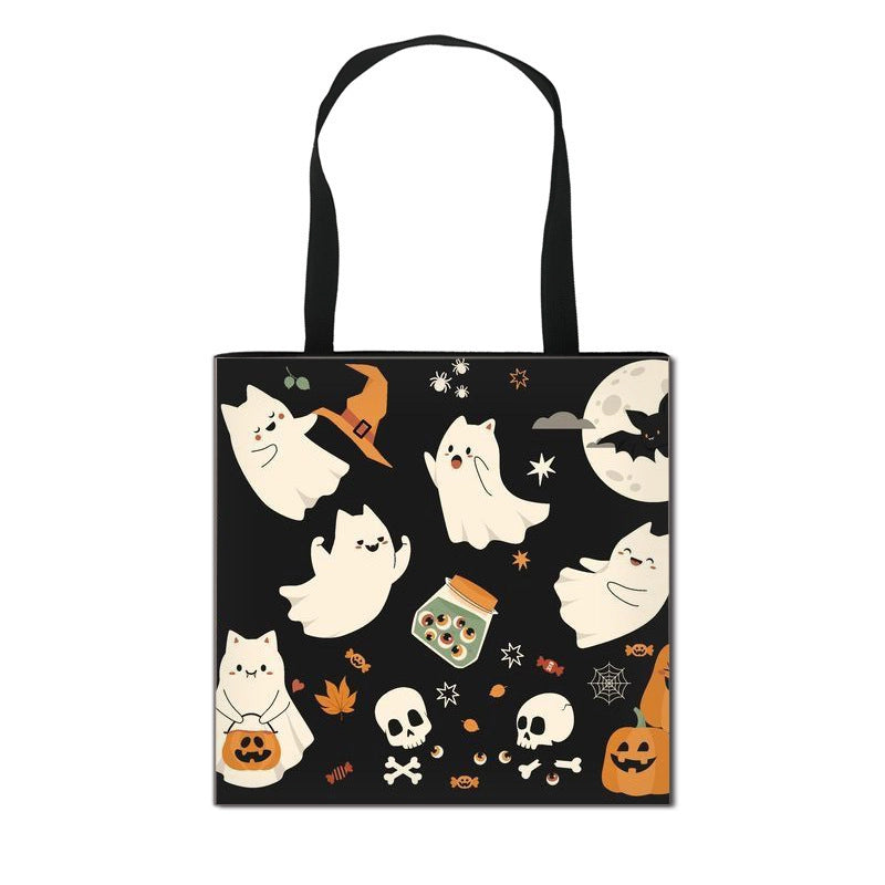 Halloween Canvas Pumpkin Cartoon Bat Cute