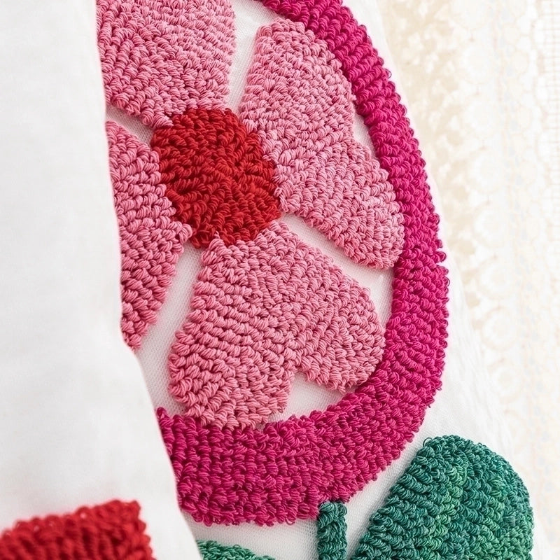 Cute Letter Cotton Pillow Cases