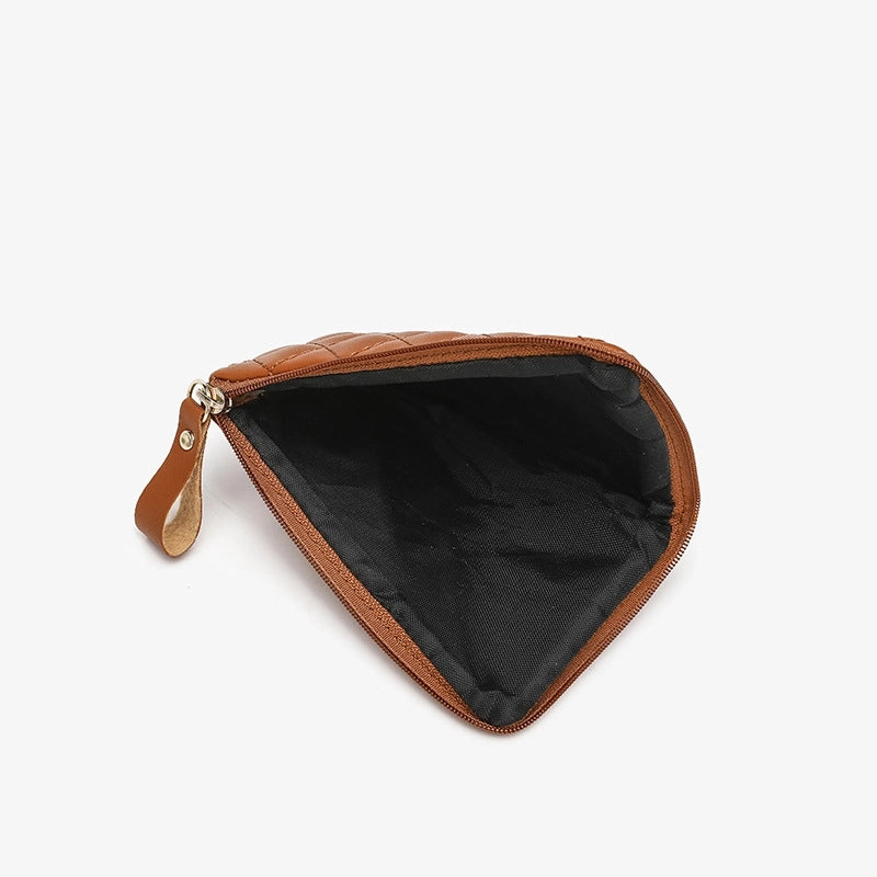 Women's Solid Color Pu Leather Zipper Wallets