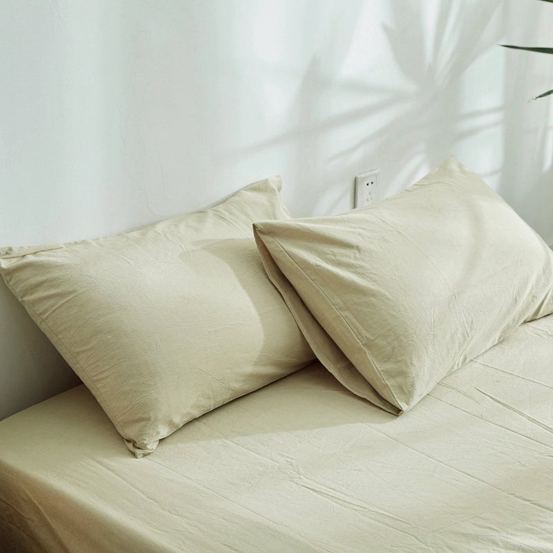 Casual Lattice Solid Color Cotton Pillow Cases Couch & Sofa Decor