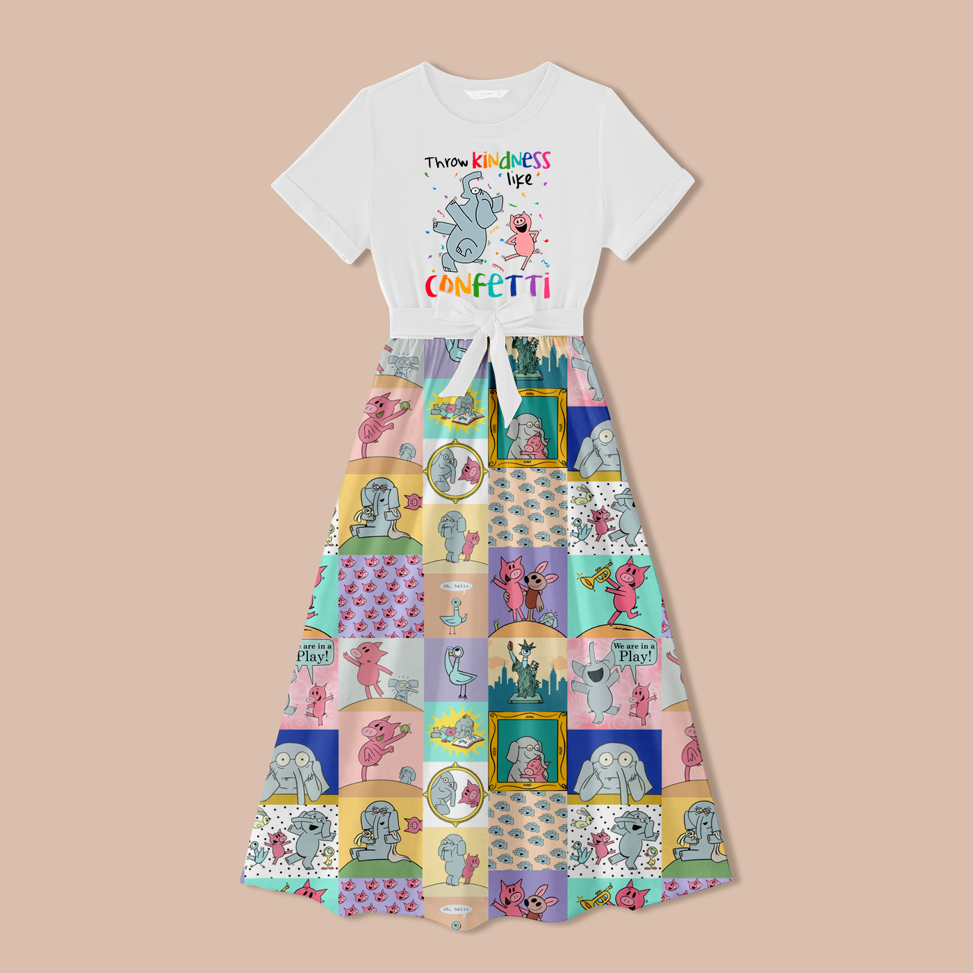 Throw Kindness Like Confetti Teacher One Piece Dress