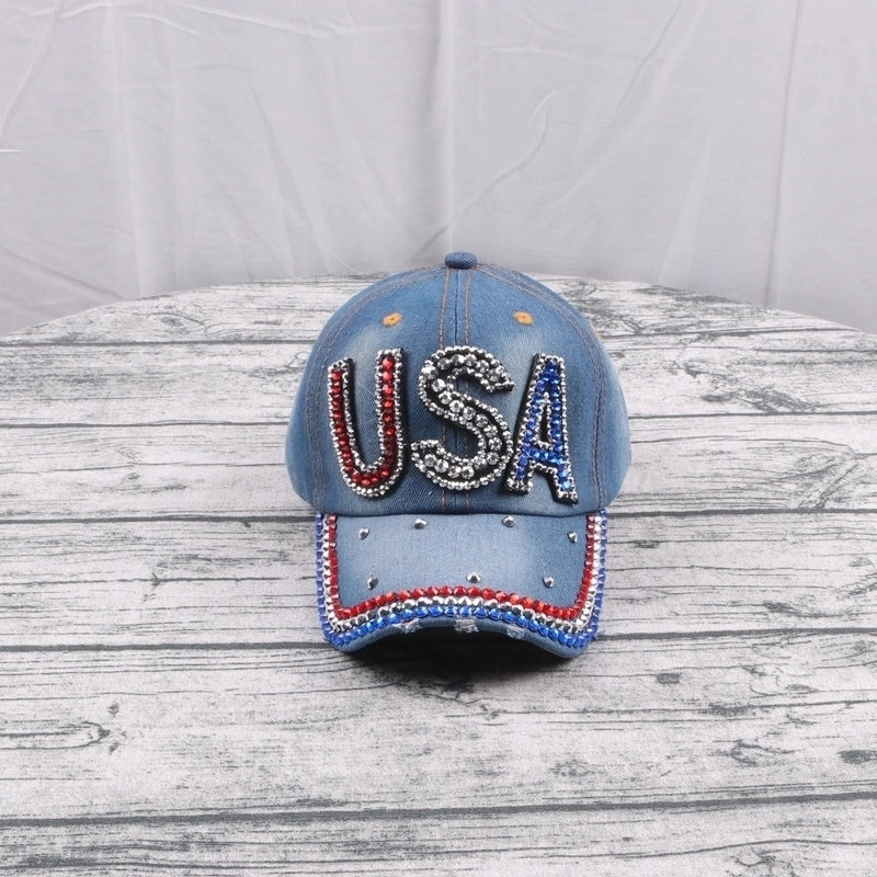 Women's Minimalist Letter Curved Eaves Baseball Cap
