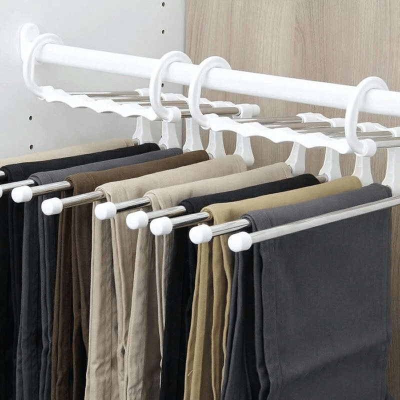 (🔥Hot Sale NOW- SAVE 48% OFF) Multifunctional Pants Rack(BUY 2 FREE SHIPPING NOW!)