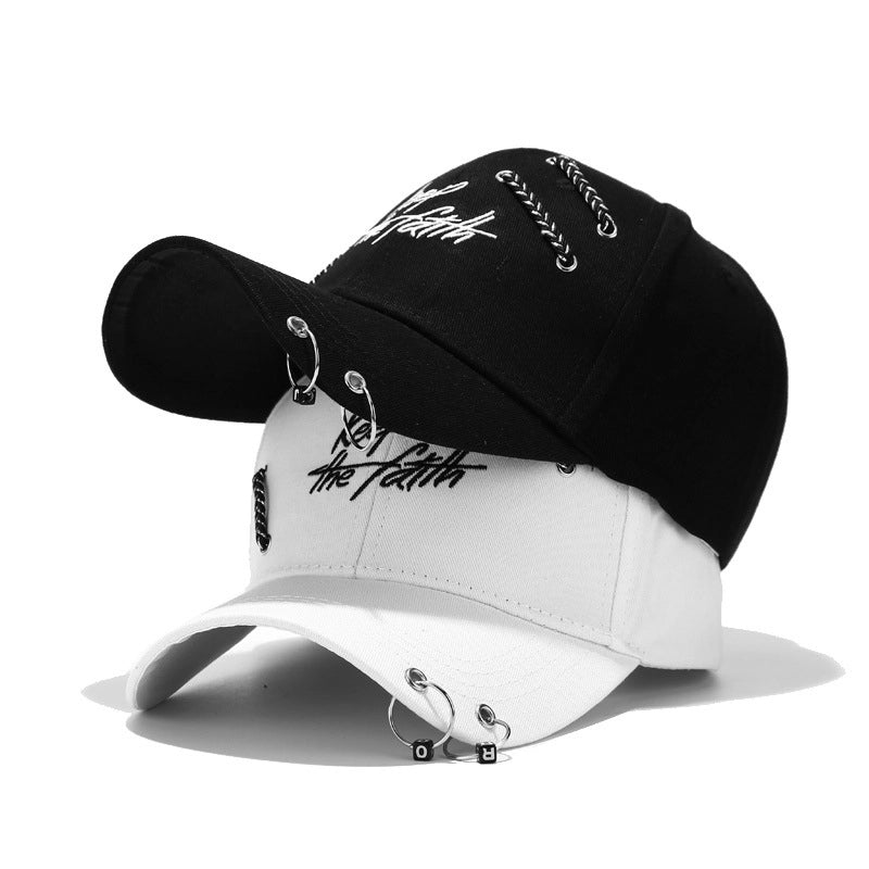 Unisex Classic Style Letter Flat Eaves Baseball Cap