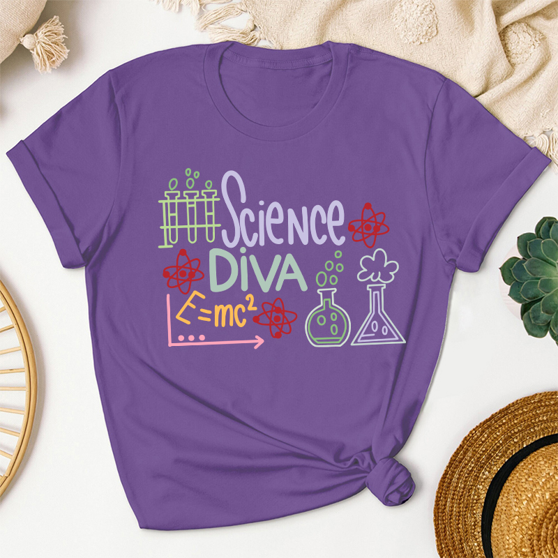 Science Diva Teacher T-Shirt