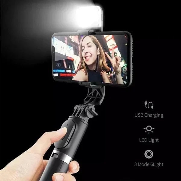 2022 New 6 In 1 Wireless Bluetooth Selfie Stick (🔥BUY 2 SAVE 5%OFF & FREE SHIPPING)