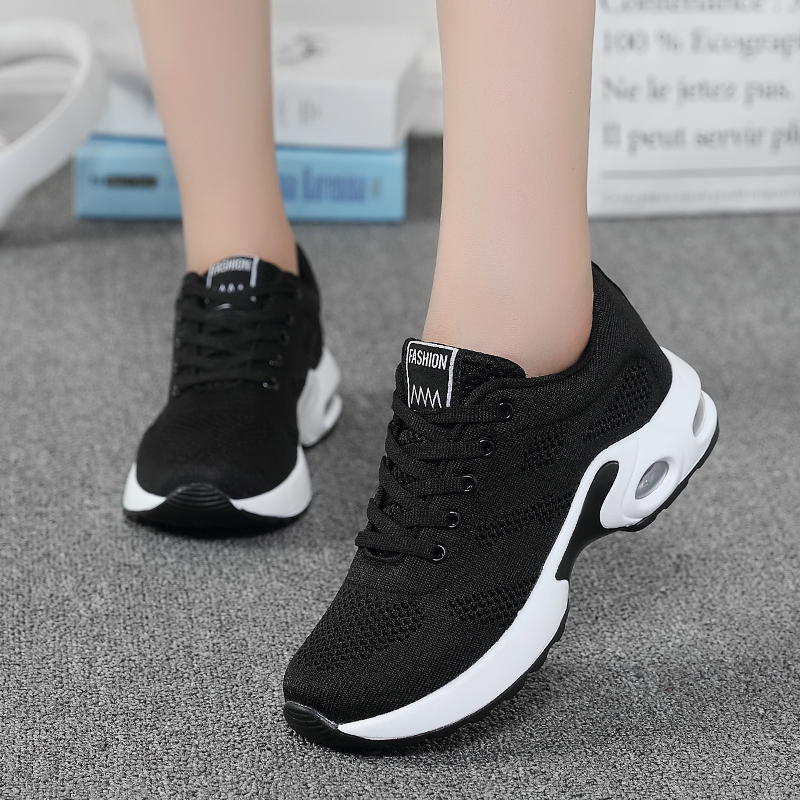 business Ladies Trainers Casual Mesh Sneakers Pink Women Flat Shoes Lightweight Soft Sneakers Breathable Footwear Basket Shoes Plus Size