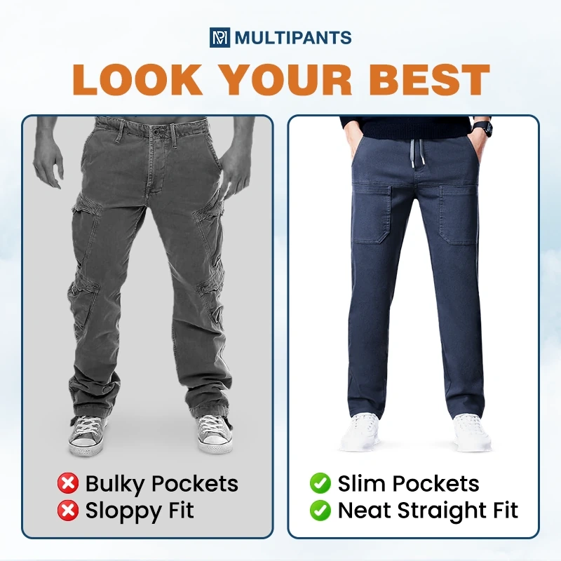 High Stretch Multi-pocket Durable Cargo Pants