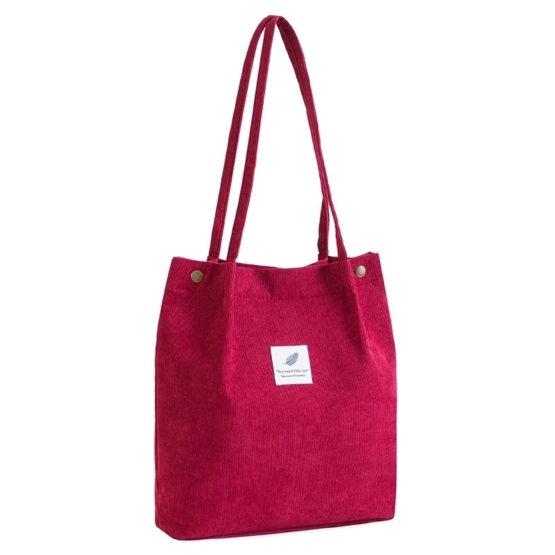 Women's Large All Seasons Polyester Preppy Style Canvas Bag