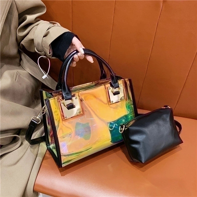 Women's Medium Pu Leather Solid Color Streetwear Zipper Buckle Handbag